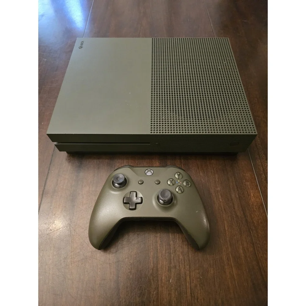 Xbox One S Battlefield 1 Military Green‎ 1TB Console Bundle